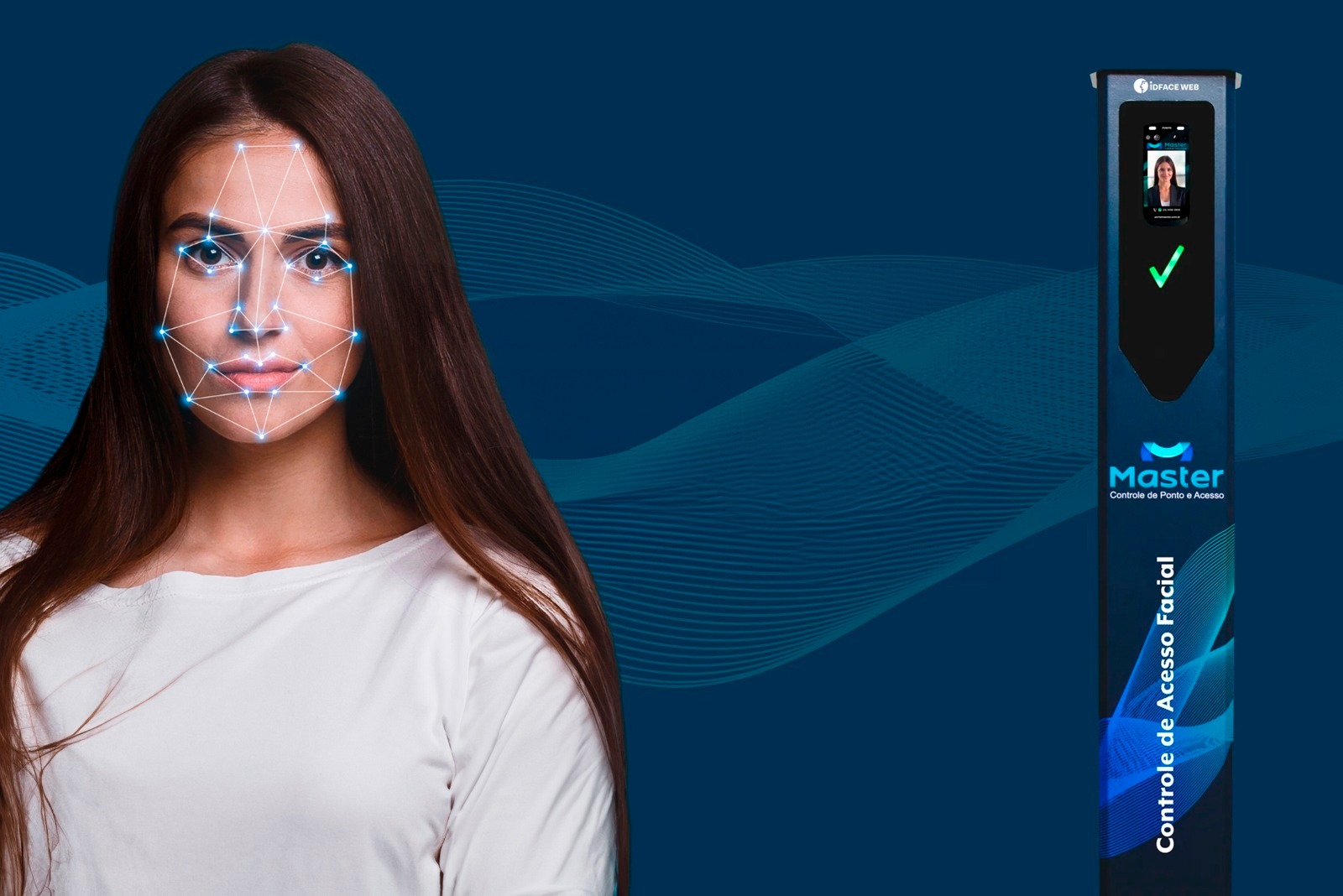 Controlador de acesso facial