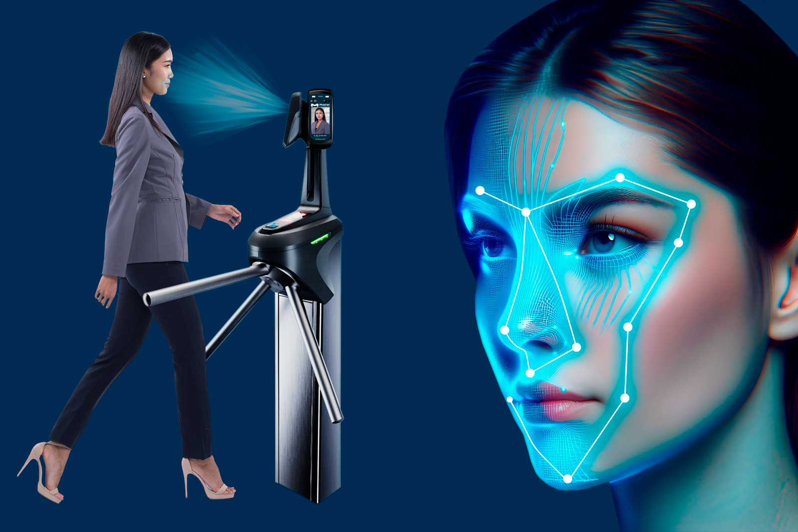 Manutenção de catracas de acesso