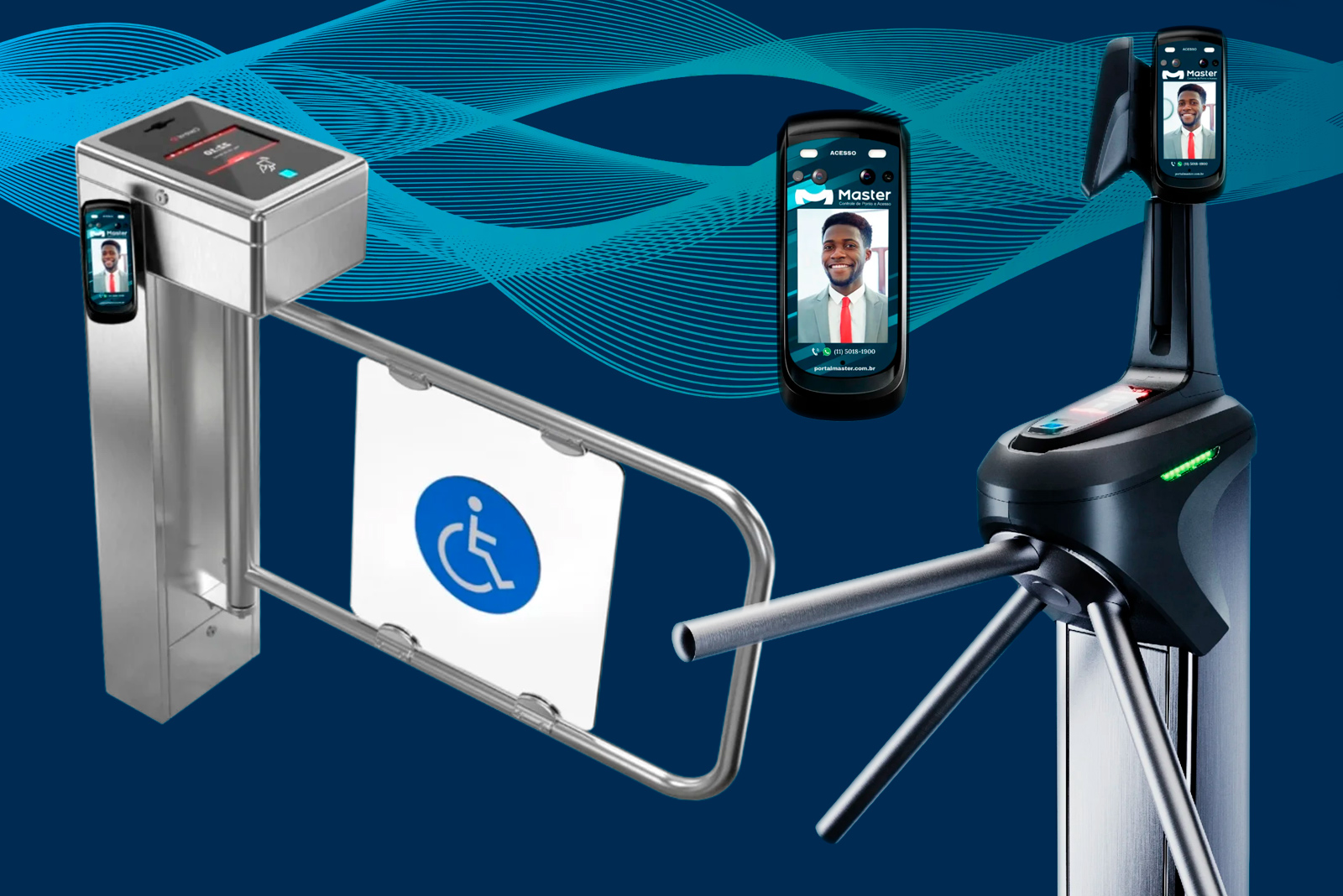 Manutenção de catracas de acesso