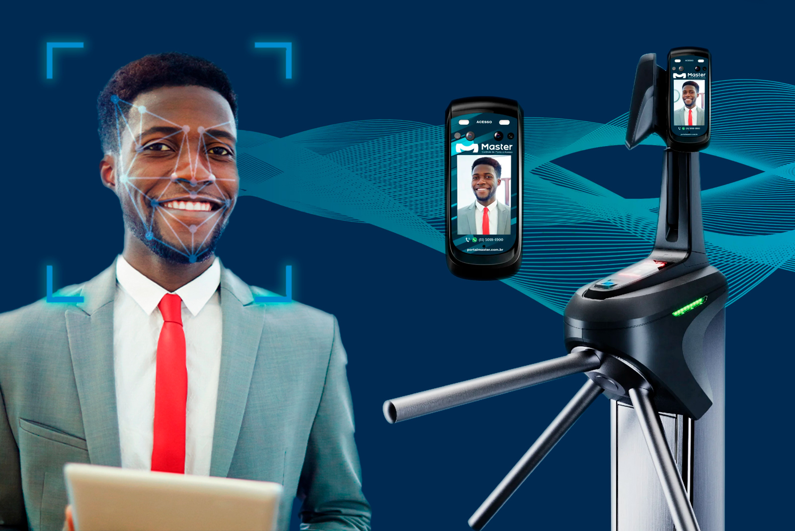 Manutenção de catracas de acesso